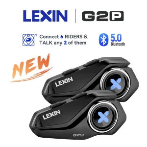 Lexin G2P Motorcycle Intercom Bluetooth Headset
