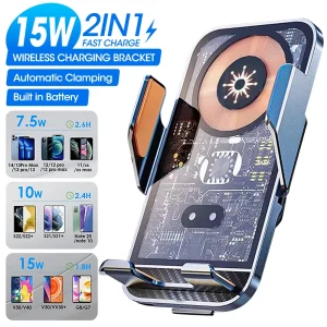 15W Car Wireless Charger Mount