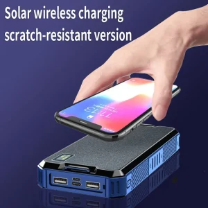 80,000mAh Solar Wireless Power Bank